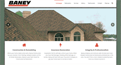 Desktop Screenshot of baneyconstruction.com